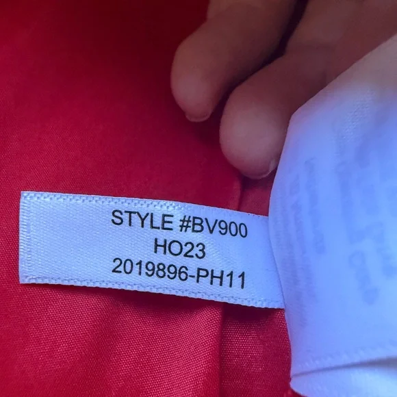 J.Crew Red Tweed Mini Skirt Gold Button Pockets Fringe Trim Classic Parisian - Picture 15 of 15